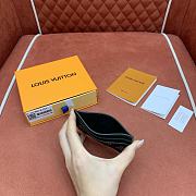 Kitlife Louis Vuitton Double Card Holder Green Monogram Shadow Leather M14789 11x7.5x1.5cm - 3