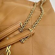 Kitlife Saint Laurent Jamie Pochon In Brown Lambskin Bag 781666 27x34x3cm - 5