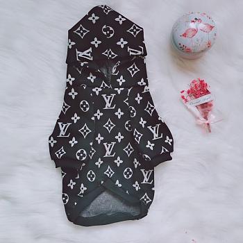 Kitlife Louis Vuitton Dog/Cat Shirt Black & White