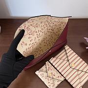 Kitlife Louis Vuitton 3-Piece Clutch Set Cat Design Red M25760 11.5x0.5x15.5cm - 3