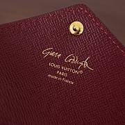 Kitlife Louis Vuitton 3-Piece Clutch Set Cat Design Red M25760 11.5x0.5x15.5cm - 2