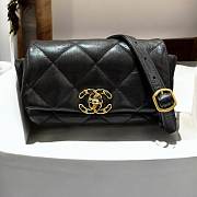 Kitlife Chanel 19bag Waist Bag Black 20x11x5.5cm - 1