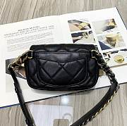 Kitlife Chanel 19bag Waist Bag Black 20x11x5.5cm - 3