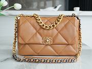 Kitlife Chanel 19 Large Flap Bag Caramel AS1161 30x20x10cm  - 1