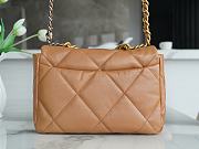 Kitlife Chanel 19 Large Flap Bag Caramel AS1161 30x20x10cm  - 3