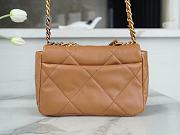 Kitlife Chanel 19 Large Flap Bag Caramel AS1161 30x20x10cm  - 2