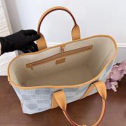 Kitlife Louis Vuitton Weekend Damier Denim 3D Tote Bag N40702 43x14x33cm - 3