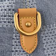 Kitlife Louis Vuitton Weekend Damier Denim 3D Tote Bag N40702 43x14x33cm - 2