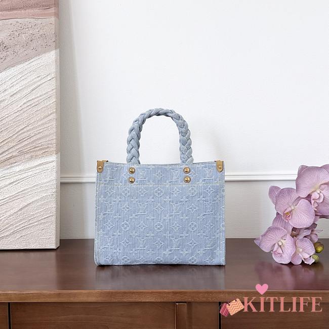 Kitlife Louis Vuitton LetGo Denim Bag M24897 28x23x10.5cm - 1