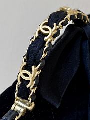 Kitlife Chanel 25K Velvet Handle Bow Mini Bag Black 13x20x6cm - 2