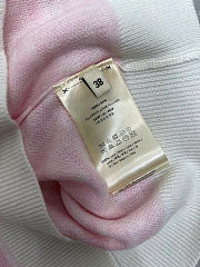 Kitlife Fendi Double-F Wool V-neck Knit Cardigan Pink & White - 2