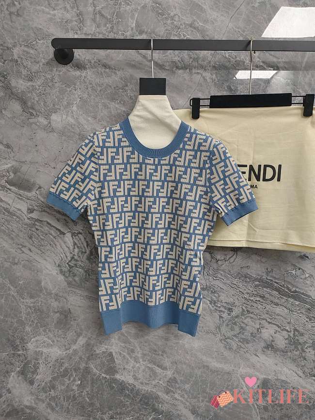 Kitlife Fendi FF25 Monogram Top Blue & Beige - 1