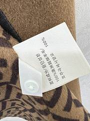 Kitlife Fendi Double-faced Wool Long Jacket Brown - 2