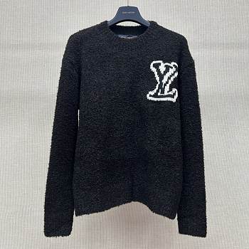 Kitlife Louis Vuitton Logo Sweater Unisex Black