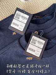 Kitlife Louis Vuitton Logo Sweater Dark Blue - 3