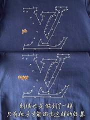 Kitlife Louis Vuitton Logo Sweater Dark Blue - 5