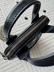 Kitlife Chanel Bag With Chain Black Suede and Shiny Lambskin AP4742 17x18x6cm - 6