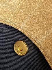 Kitlife Chanel Bag With Chain Brown Suede and Black Shiny Lambskin AP4742 17x18x6cm - 6