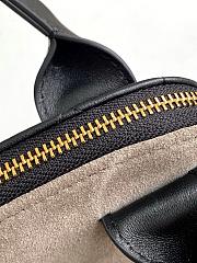 Kitlife Chanel Bag With Chain Grey Suede and Black Shiny Lambskin AP4742 17x18x6cm - 6