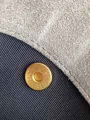 Kitlife Chanel Bag With Chain Grey Suede and Black Shiny Lambskin AP4742 17x18x6cm - 3