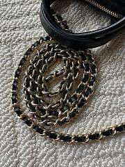 Kitlife Chanel Bag With Chain Black Smooth Lambskin AP4746 17x18x6cm  - 4