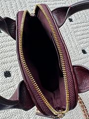Kitlife Chanel Bag With Chain Burgundy Smooth Lambskin AP4746 17x18x6cm  - 6