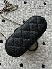 Kitlife Chanel Bag With Chain Black Caviar Leather AP4746 17x18x6cm  - 6