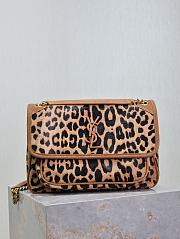Kitlife Saint Laurent Niki Leopard Print Bag 633158 28x20.5x8.5cm - 1