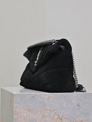 Kitlife Saint Laurent Loulou Puffer Bag Black Suede 577476 29×17×11cm - 2