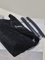 Kitlife Saint Laurent Loulou Puffer Bag Black Suede 577476 29×17×11cm - 3