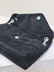 Kitlife Saint Laurent Loulou Puffer Bag Black Suede 577476 29×17×11cm - 5