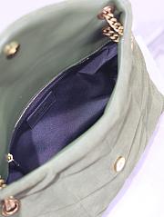 Kitlife Saint Laurent Loulou Puffer Bag Green Suede 577476 29×17×11cm  - 4