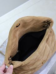 Kitlife Saint Laurent Loulou Puffer Bag Brown Suede 577476 29×17×11cm  - 6