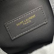 Kitlife Saint Laurent Le 5 À 7 Supple Small In Grey Suede 713938 23x22x8.5cm  - 3