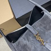 Kitlife Saint Laurent Le 5 À 7 Supple Small In Grey Suede 713938 23x22x8.5cm  - 6