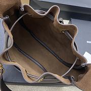 Kitlife Saint Laurent Cassandre Supple Bucket Bag Dark Brown 840888 28x22x9cm - 3