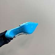 Kitlife Gucci Talia 105 Embellished Satin Slingback Pumps Blue - 2