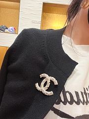 Kitlife Chanel Square Diamond and Pearl Brooch  - 4