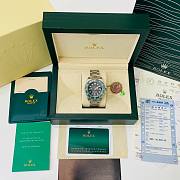 Kitlife Rolex 126610LV Kermit Submariner Watch Silver, Black & Green 41mm  - 5