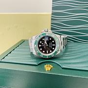Kitlife Rolex 126610LV Kermit Submariner Watch Silver, Black & Green 41mm  - 6