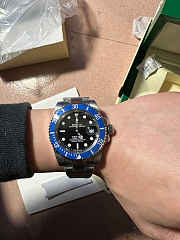 Kitlife Rolex 126610LV Kermit Submariner Watch Silver, Black & Blue 41mm   - 5