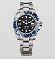 Kitlife Rolex 126610LV Kermit Submariner Watch Silver, Black & Blue 41mm   - 3