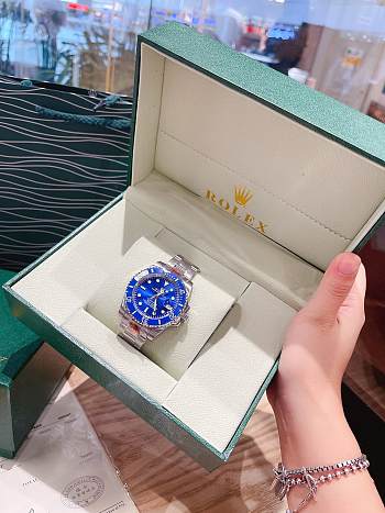 Kitlife Rolex Submariner Date 40mm Silver Blue Dial Watch