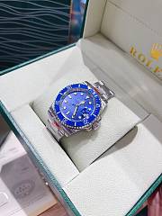 Kitlife Rolex Submariner Date 40mm Silver Blue Dial Watch - 4