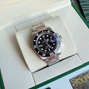 Kitlife Rolex Submariner Date 40mm Silver Black Dial Watch  - 6