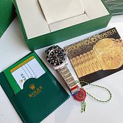 Kitlife Rolex Submariner Date 40mm Silver Black Dial Watch  - 5