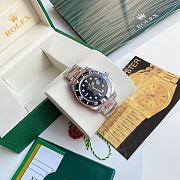 Kitlife Rolex Submariner Date 40mm Silver Black Dial Watch  - 2