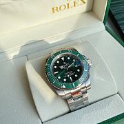 Kitlife Rolex Submariner Date 40mm Silver Green Dial Watch  - 5