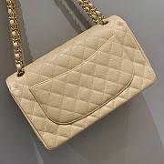 Kitlife Chanel Classic Flap Jumbo Beige Caviar Leather Bag Gold Hardware - 30cm  - 2