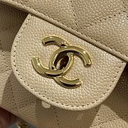 Kitlife Chanel Classic Flap Jumbo Beige Caviar Leather Bag Gold Hardware - 30cm  - 3